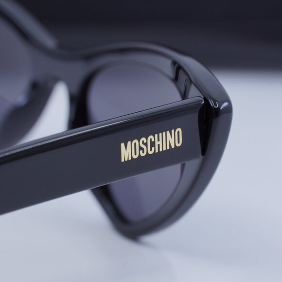 Moschino MOS006/S 0807 IR Cat Eye Sunglasses - Black/Grey